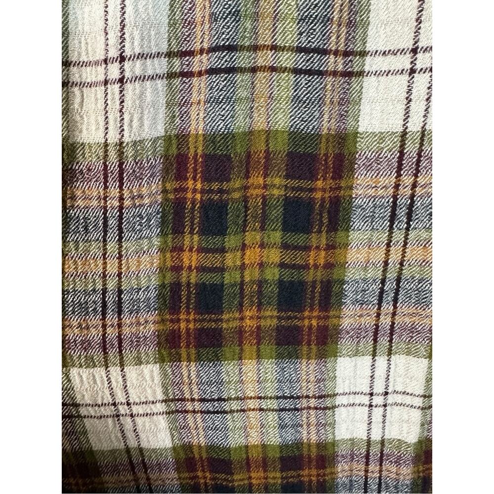 Free People Grunge 90s Asymmetrical Distressed Plaid Marcelline Maxi Skirt Small - Picture 11 of 16